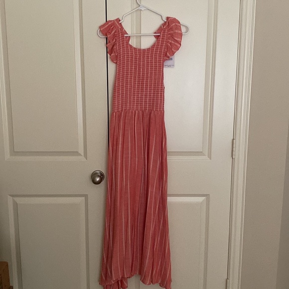 NWT Free People Chambray Butterflies Midi Dress Women's XS - Picture 2 of 2